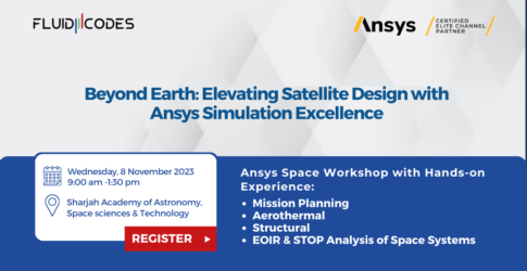Join Fluid Codes Workshop Beyond Earth: Elevating Satellite Design with Ansys Simulation Excellence